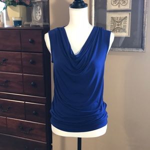 Banana Republic Blue sleeveless Blouse Size M